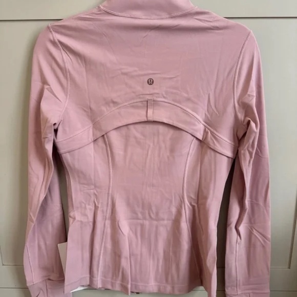 Lululemon Define Nulu Jacket Pink Haze / Rose Gold Hip Length Women's Sz 10 NEW - Picture 3 of 4